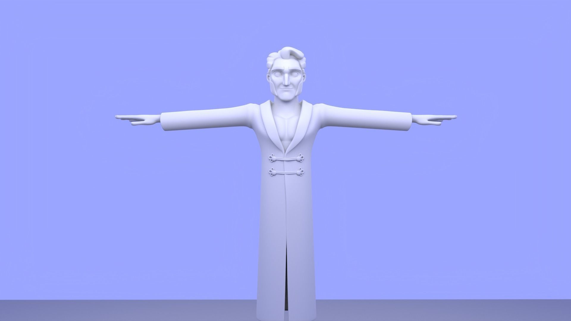 Scrooge rigged  Free low-poly 3D model_8