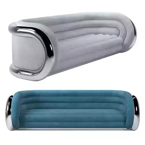 Todd Merrill Aluminum Tube Sofa 3D model