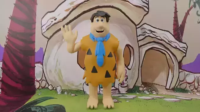 Fred Flintstone - The Flintstones Low-poly 3D model