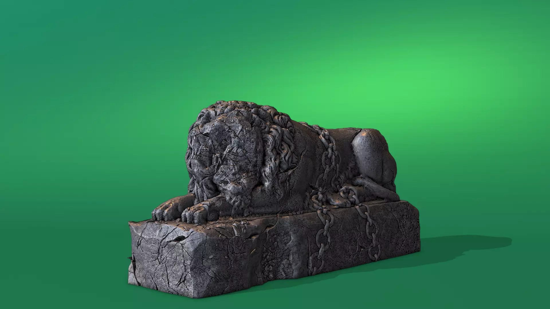 Medieval ruins 3D print model