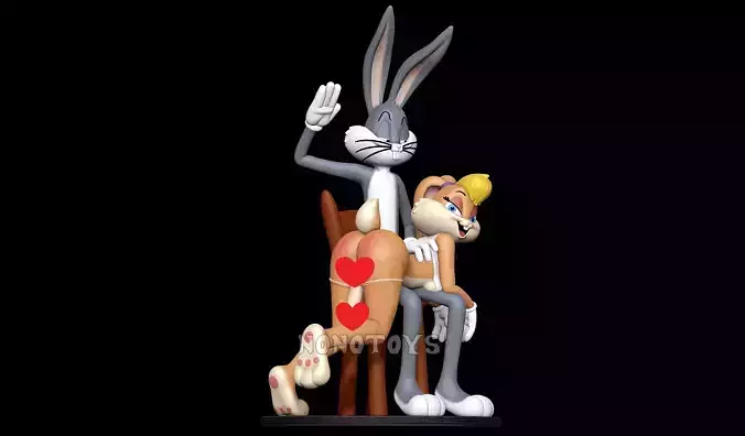 Bugs Spanking Futa Lola NSFW