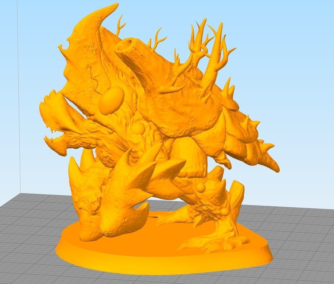 Golem Arcana Zikia Colossus Onslaught 3D print model_1