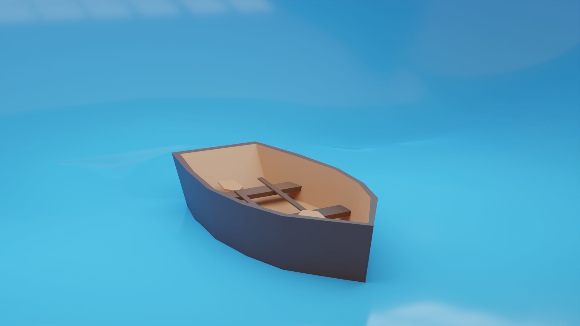 Low-Poly Boat Pack Low-poly 3D model_4
