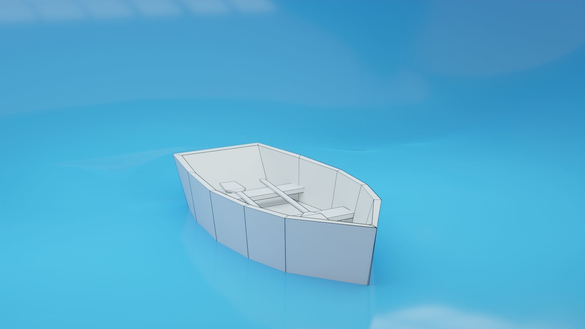 Low-Poly Boat Pack Low-poly 3D model_5