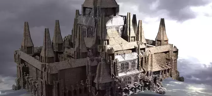  Cult Marshes Tower Cathedral  3D model