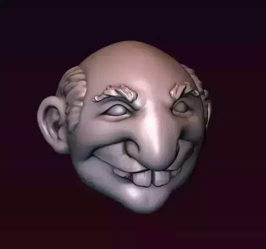 Microcephalic Cartoon Head