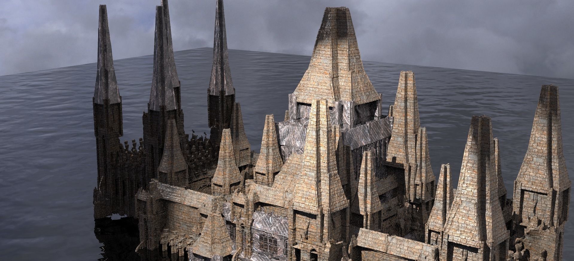 Cult Marshes Tower Cathedral 2  3D model_1
