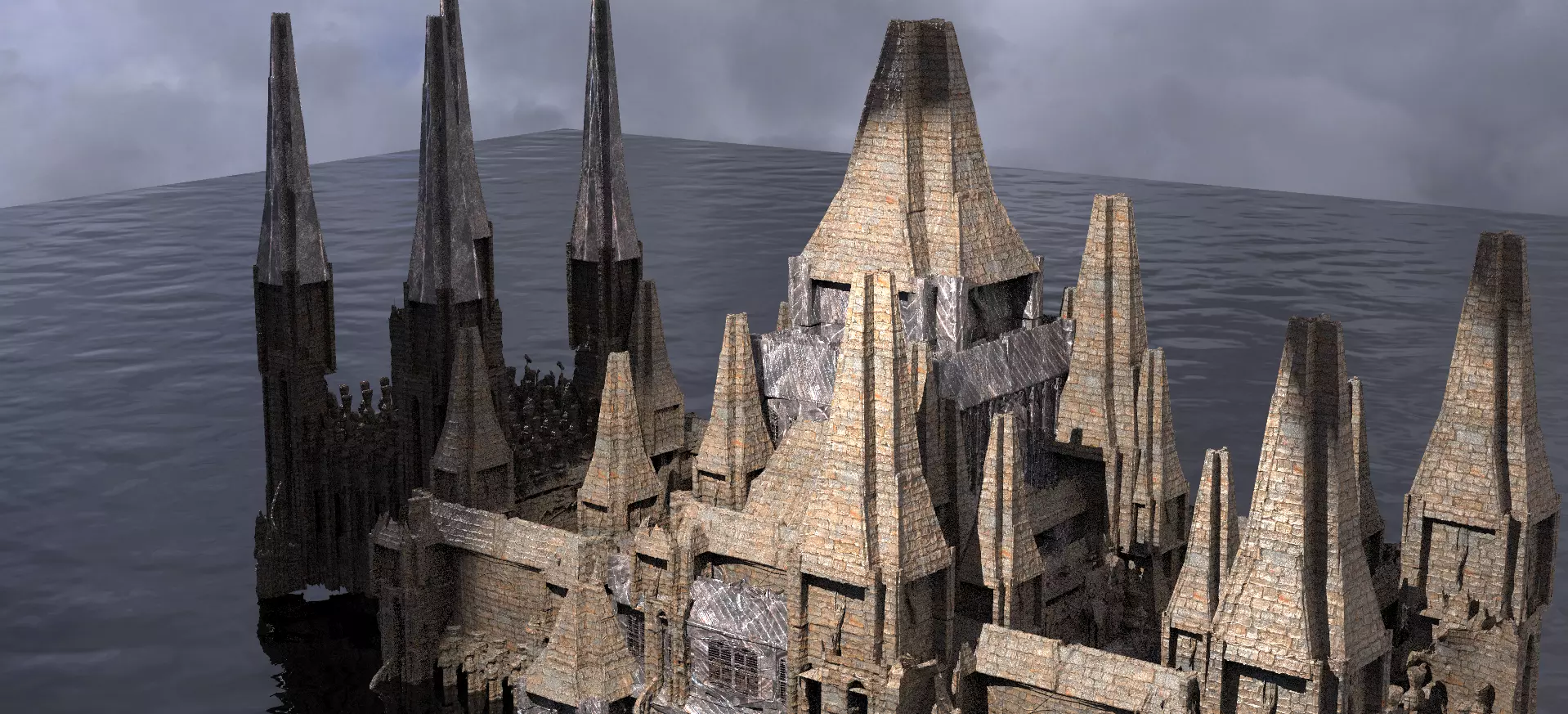 Cult Marshes Tower Cathedral 2  3D model_0