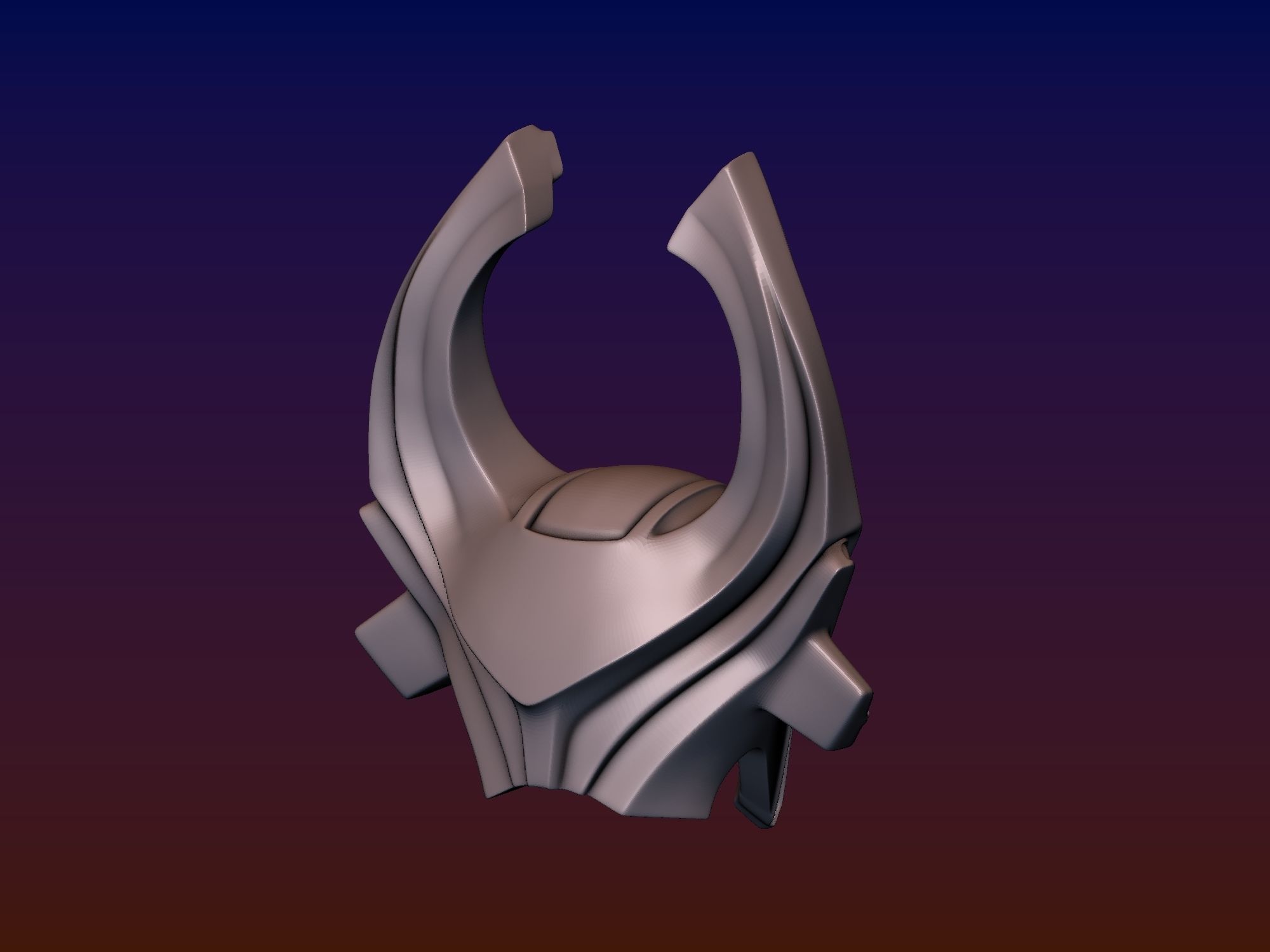 Heimdall Helmet 3D print model_4