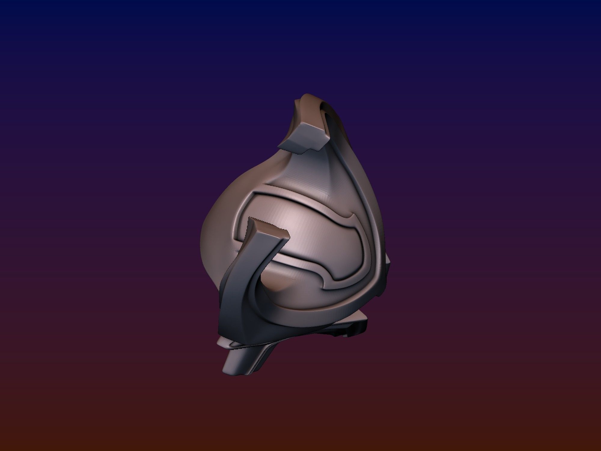 Heimdall Helmet 3D print model_6