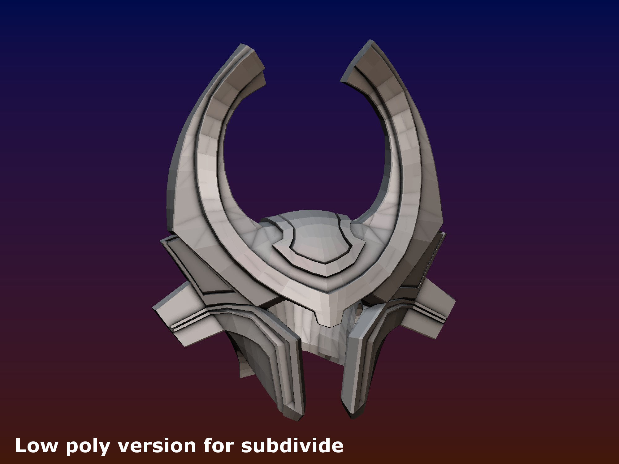 Heimdall Helmet 3D print model_17