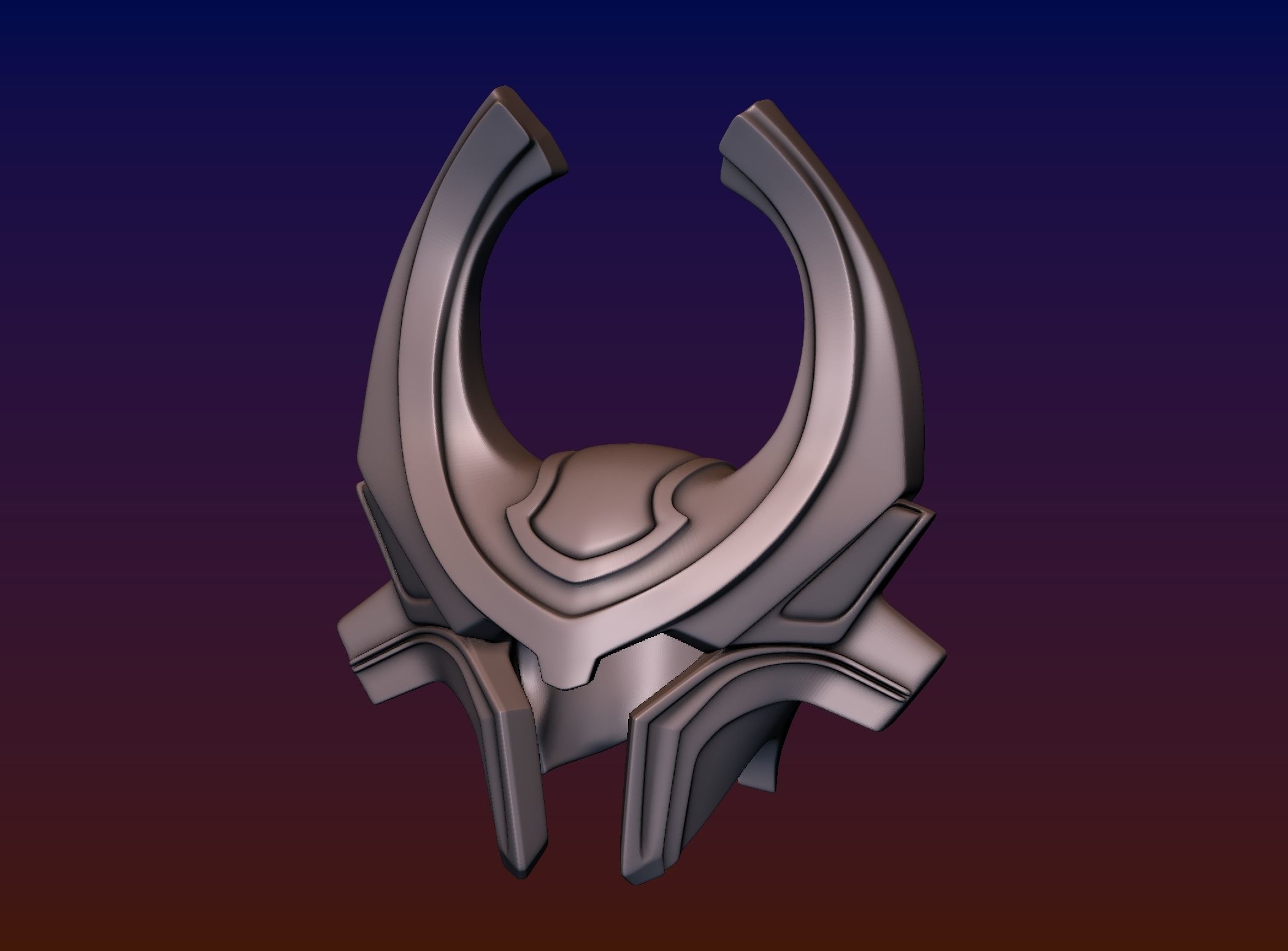 Heimdall Helmet 3D print model_1