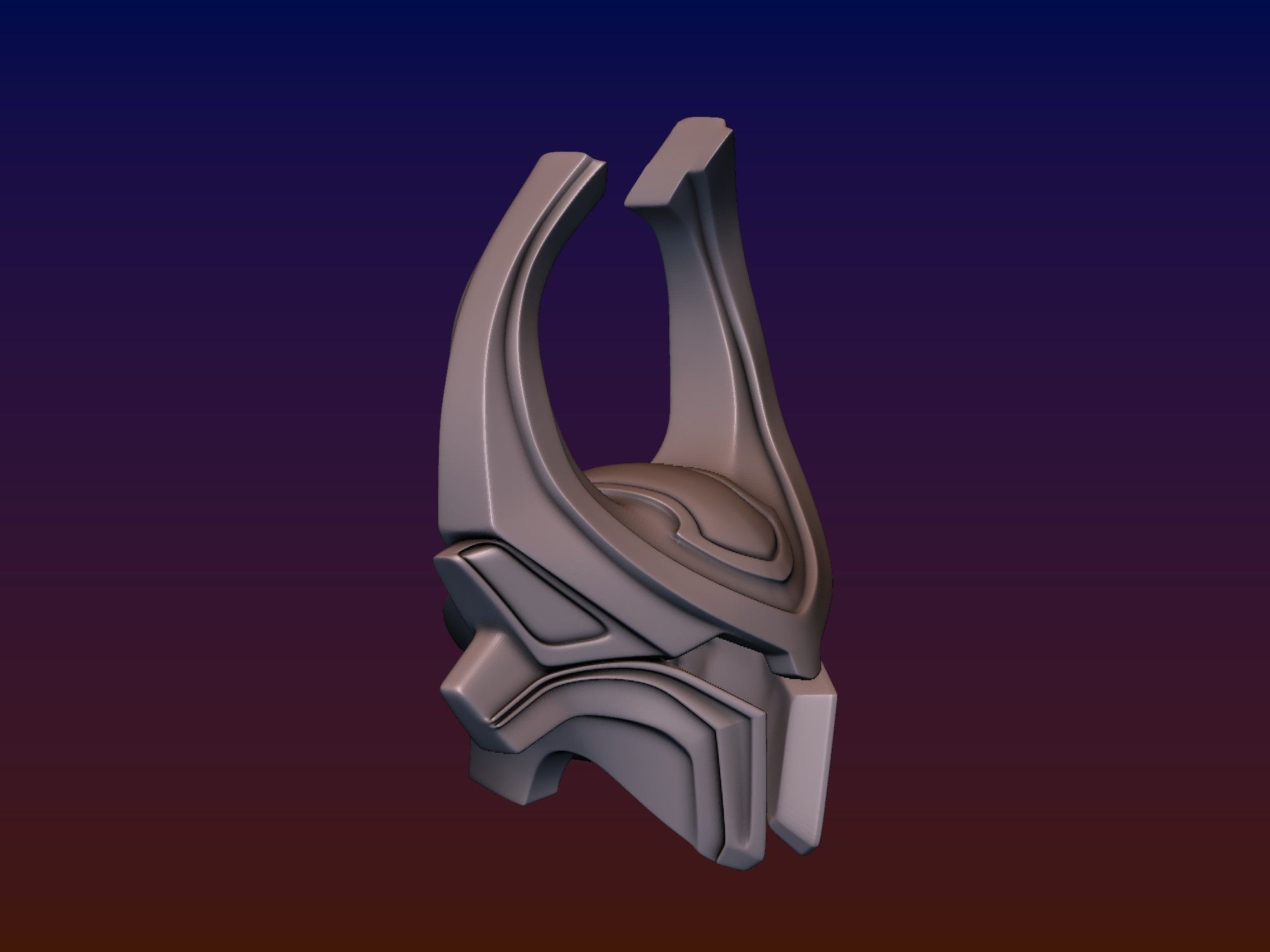 Heimdall Helmet 3D print model_5