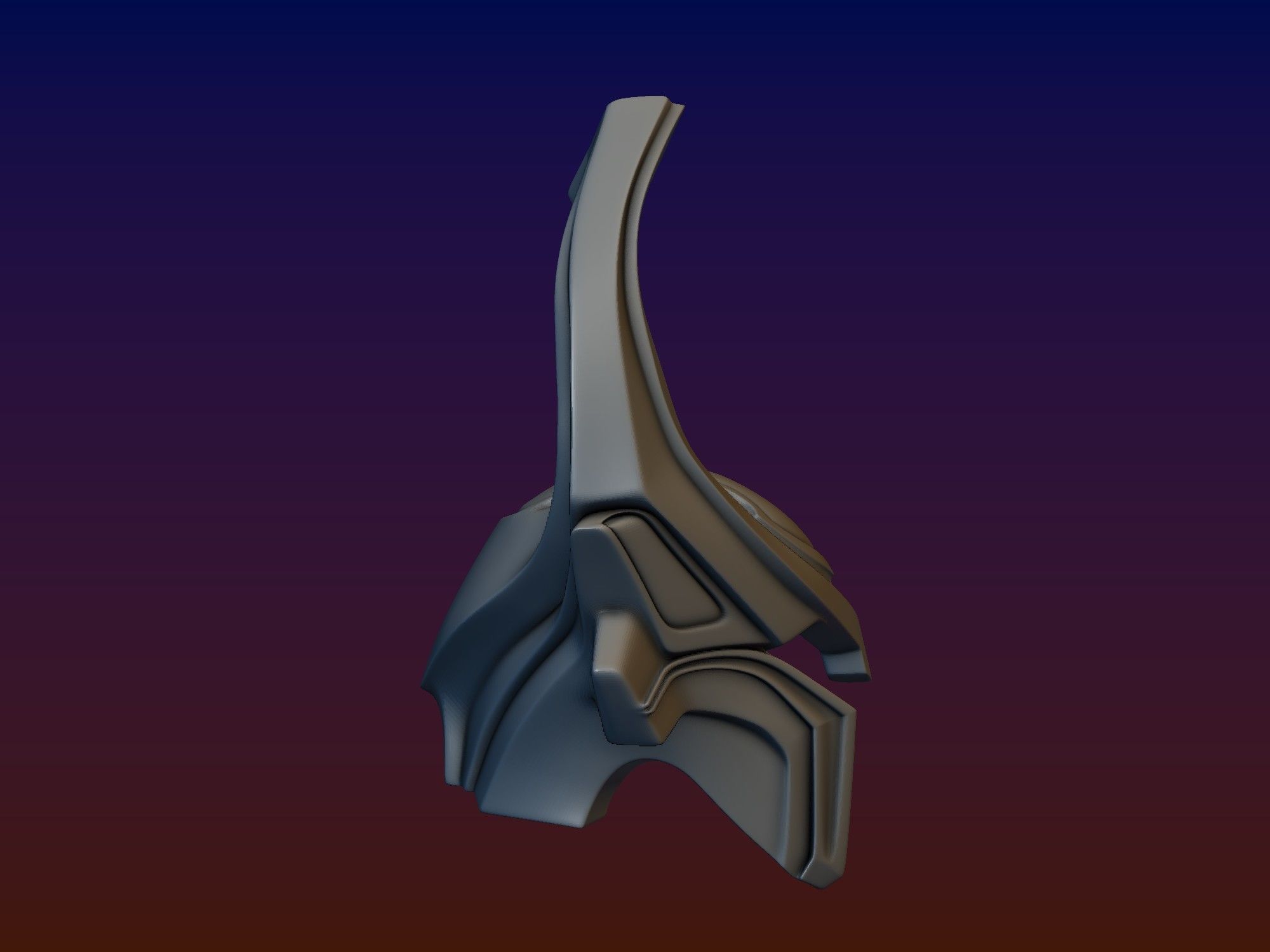 Heimdall Helmet 3D print model_11