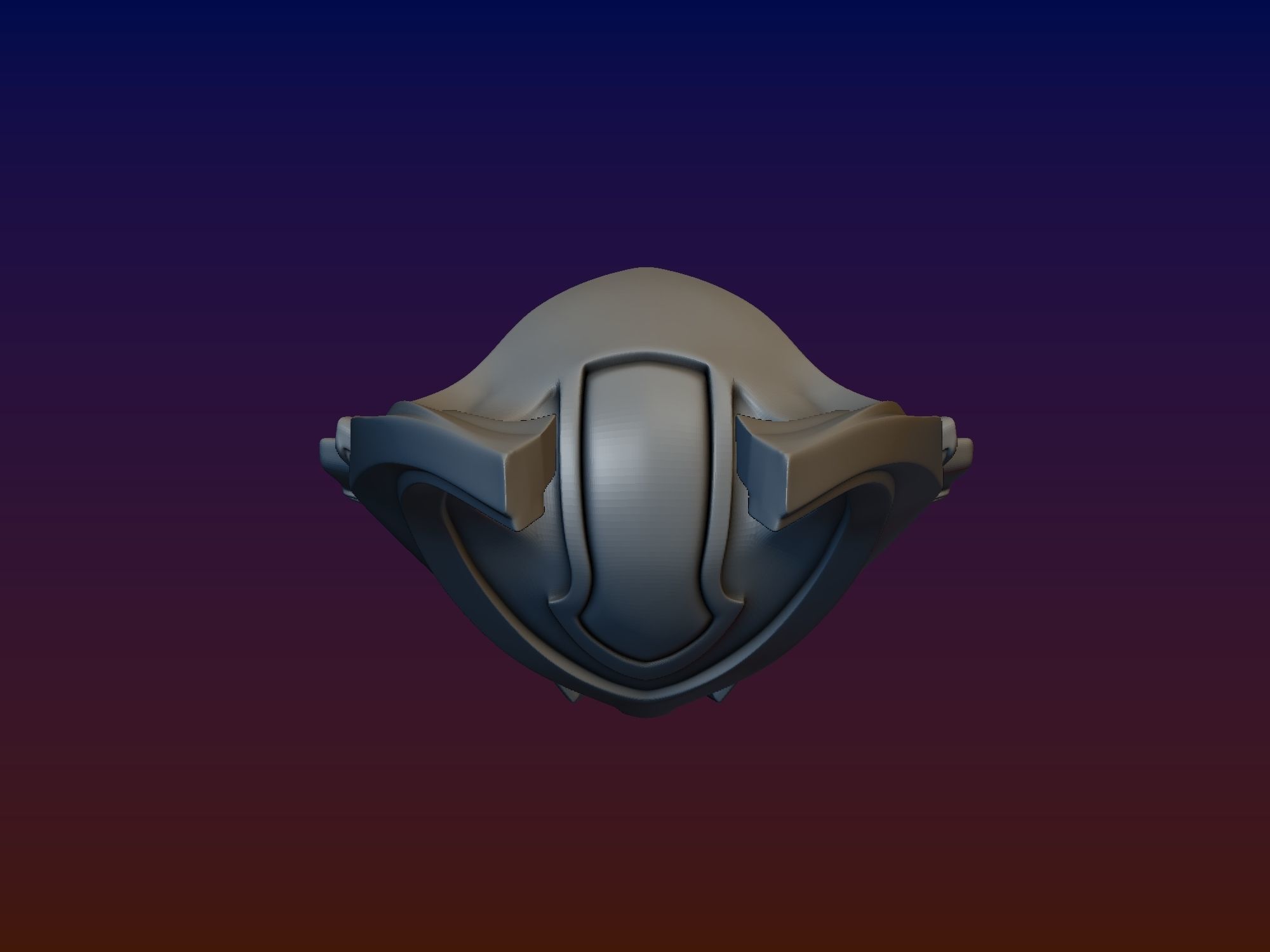 Heimdall Helmet 3D print model_12