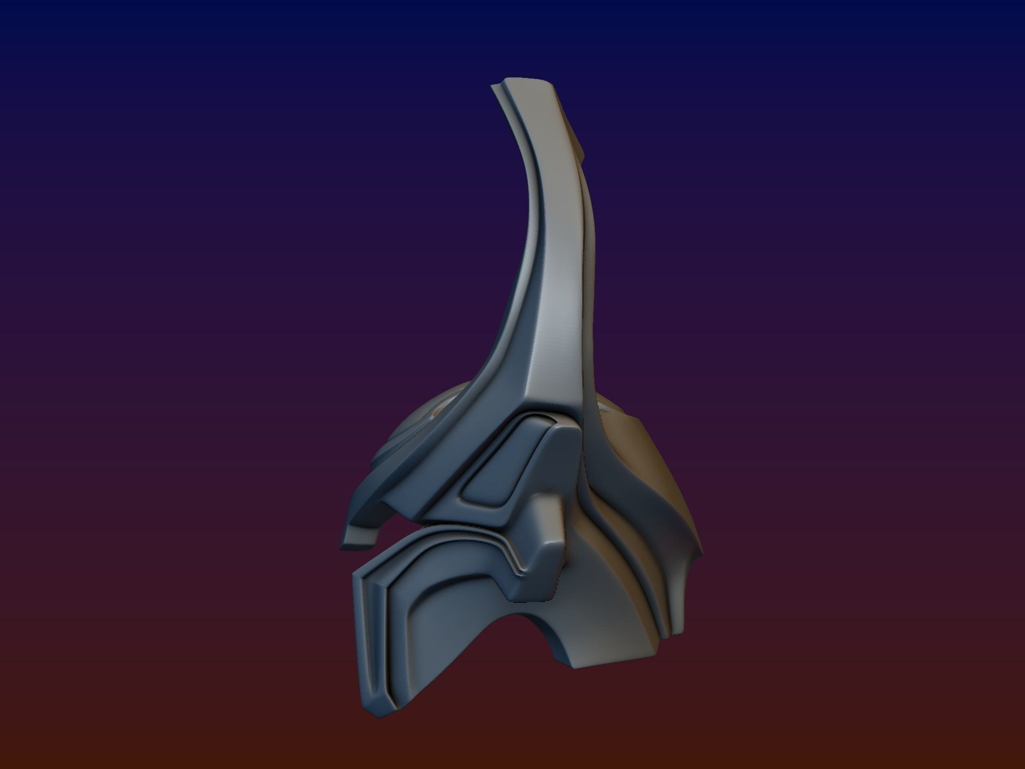 Heimdall Helmet 3D print model_9