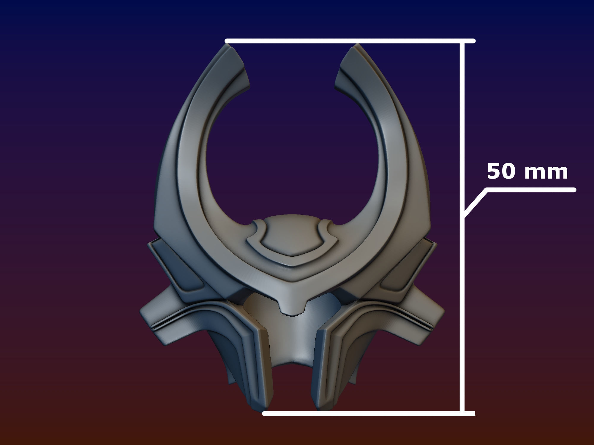 Heimdall Helmet 3D print model_18