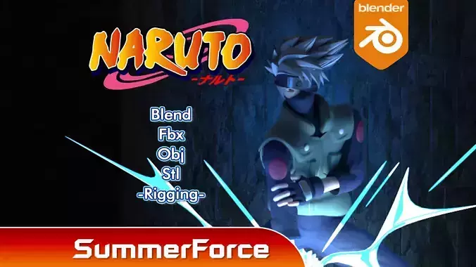Kakashi Hatake - Naruto Shippuden 3D model