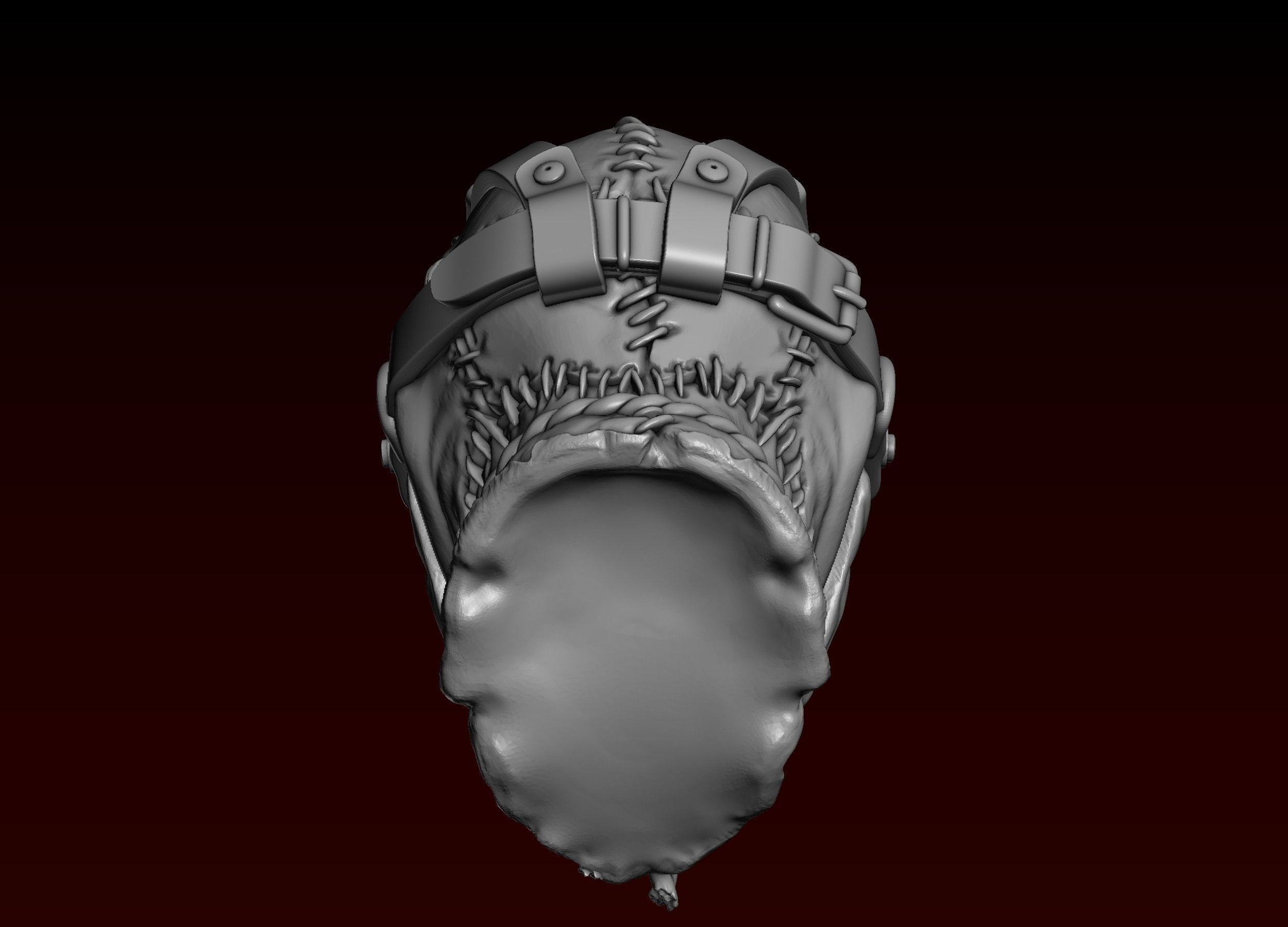 Jason Head in Mask 3D print model_17