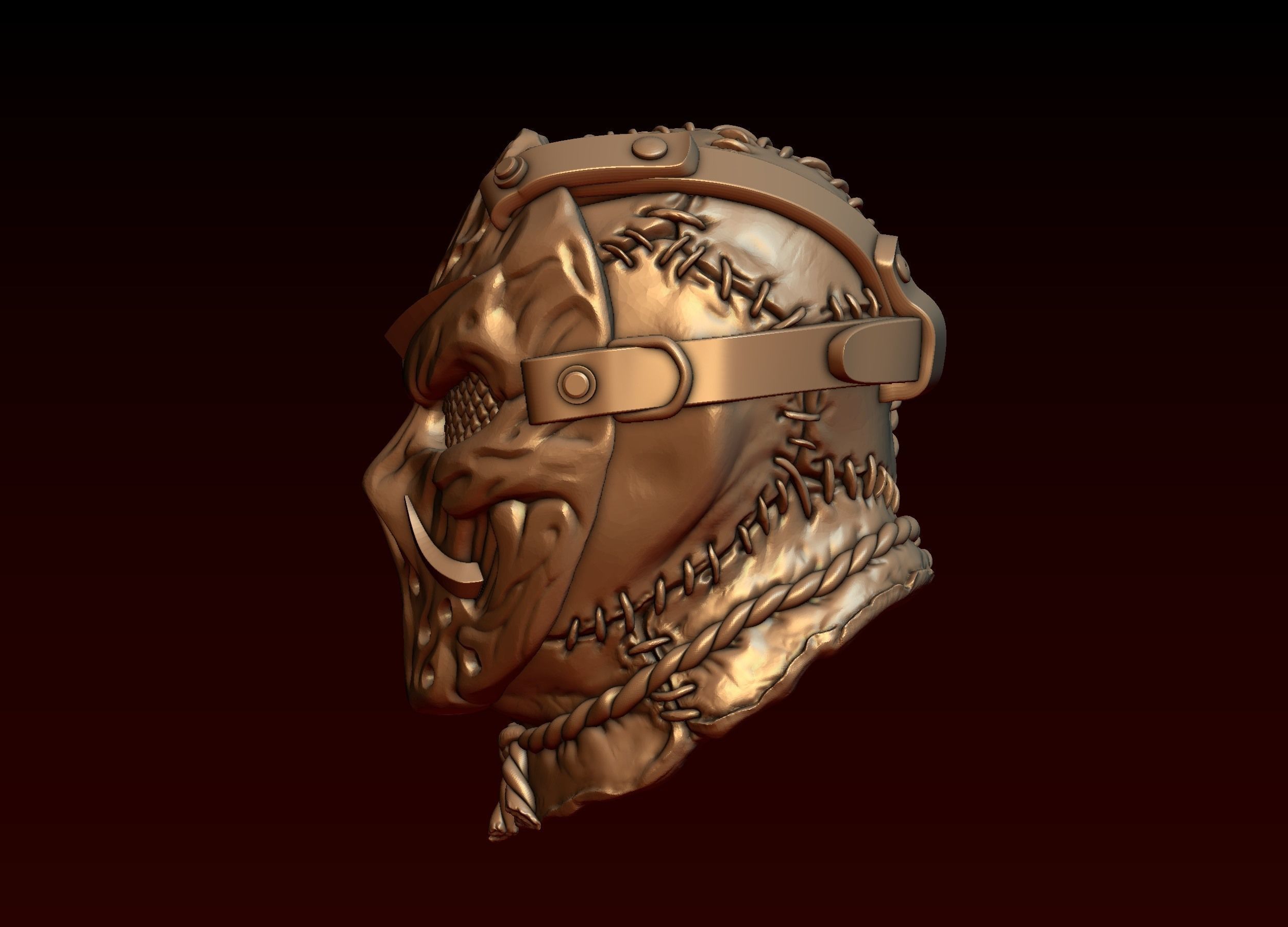 Jason Head in Mask 3D print model_29