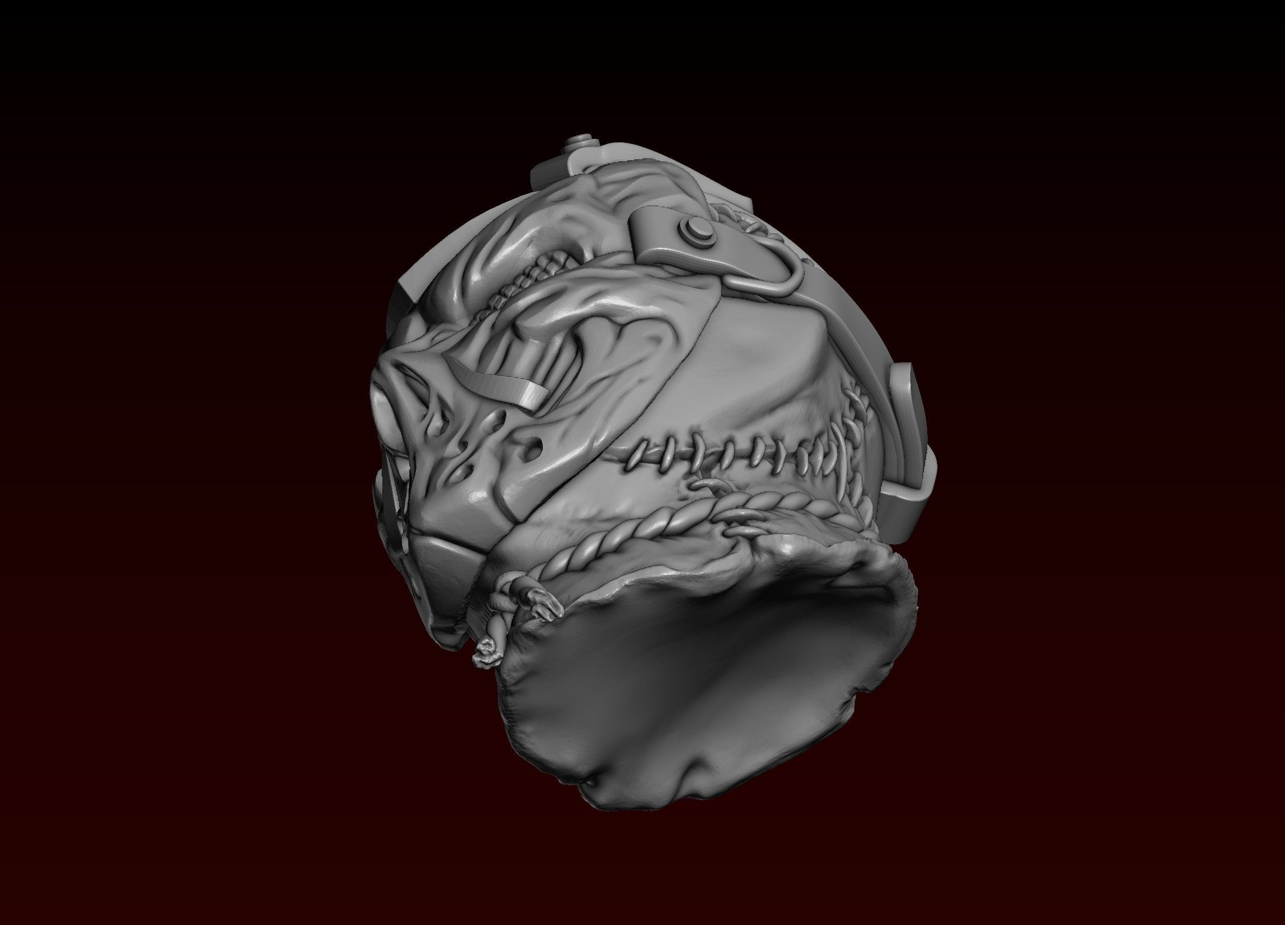 Jason Head in Mask 3D print model_16