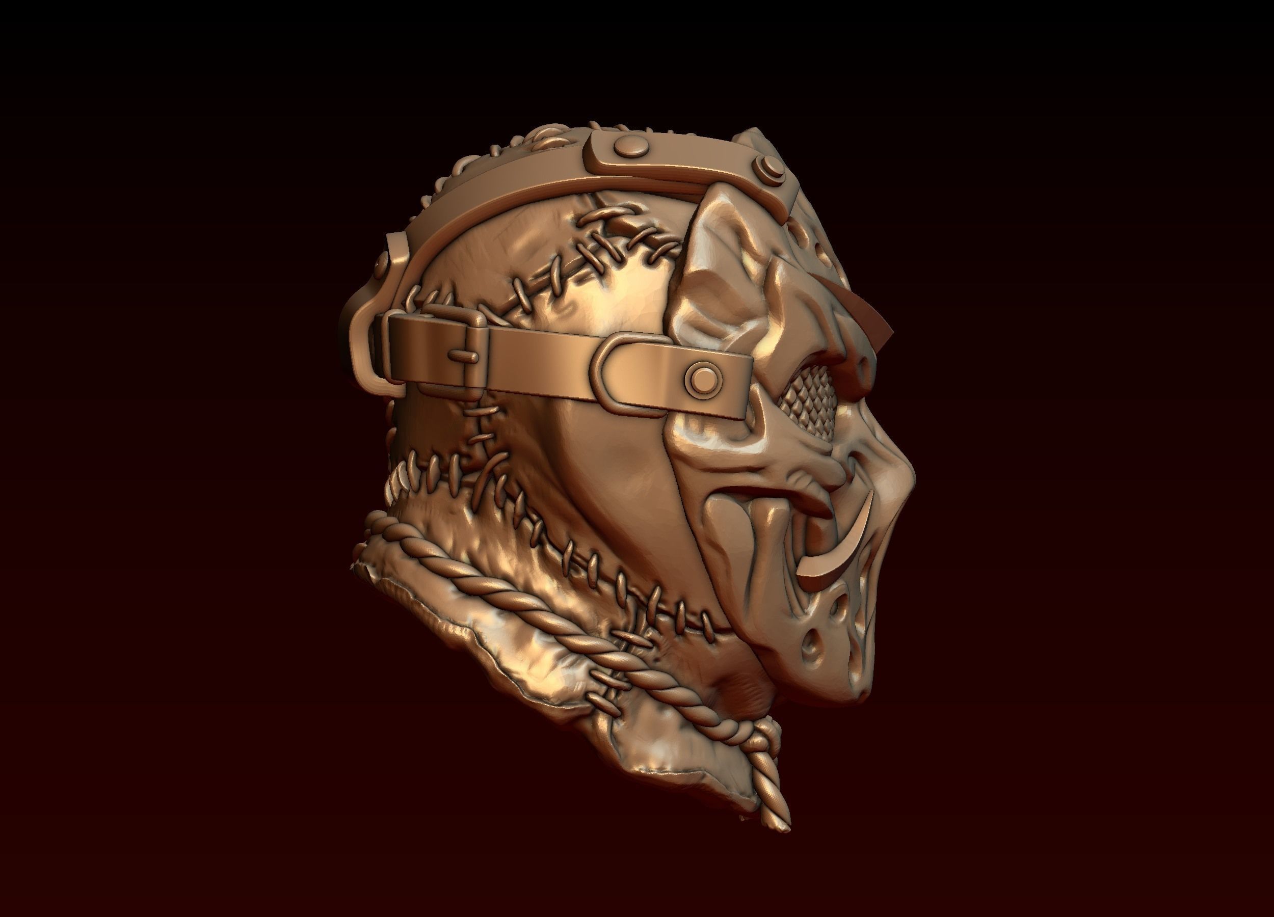 Jason Head in Mask 3D print model_30