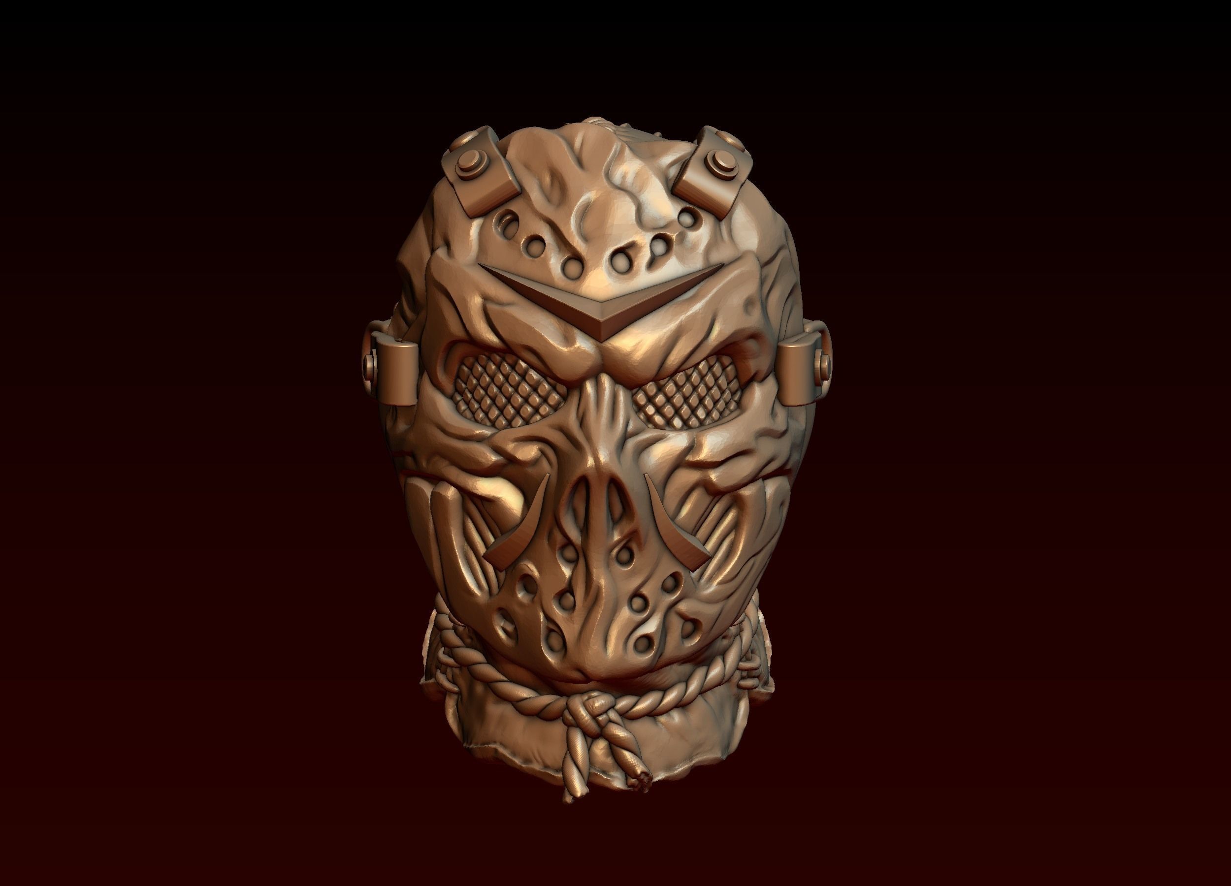 Jason Head in Mask 3D print model_28