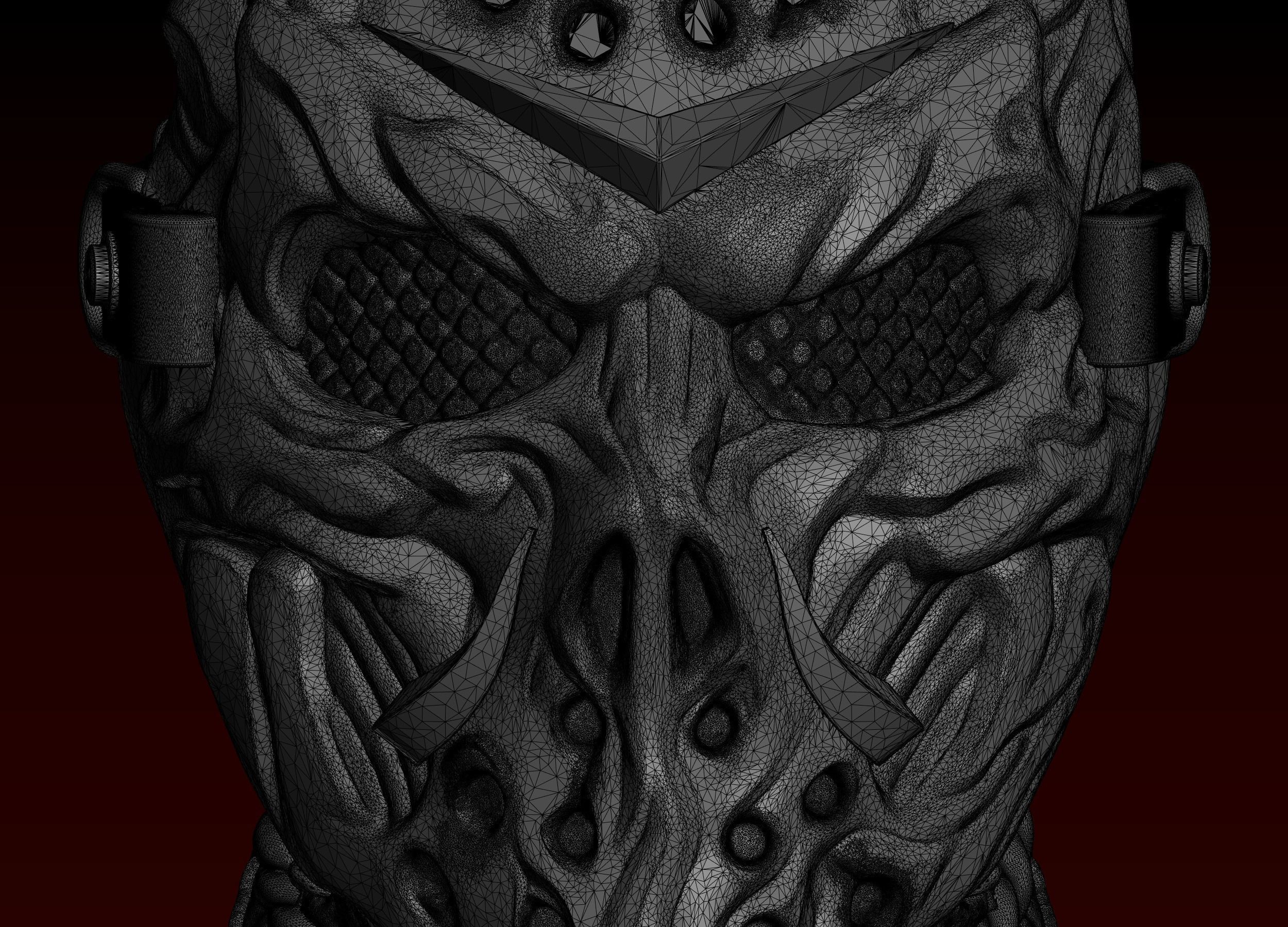 Jason Head in Mask 3D print model_38
