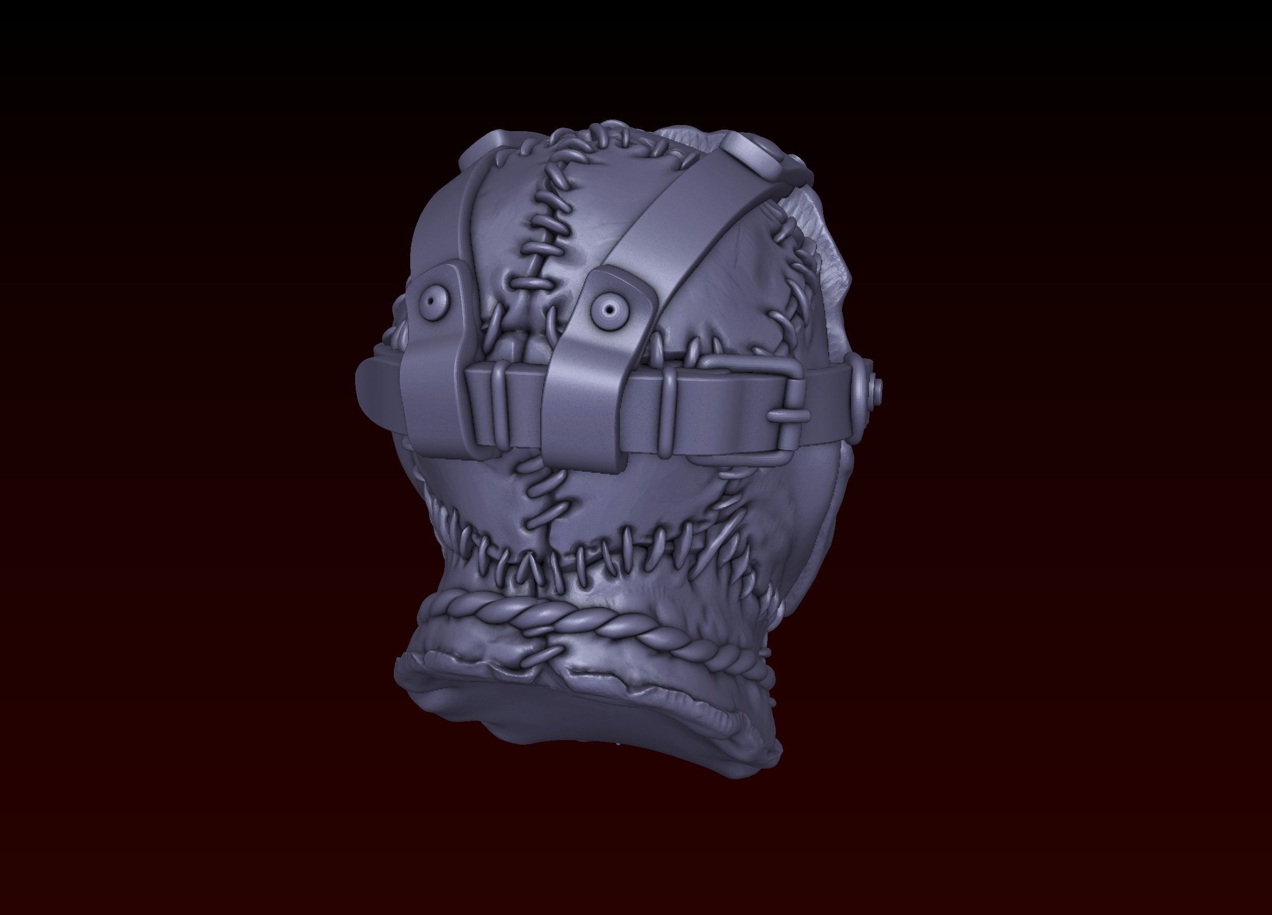 Jason Head in Mask 3D print model_27