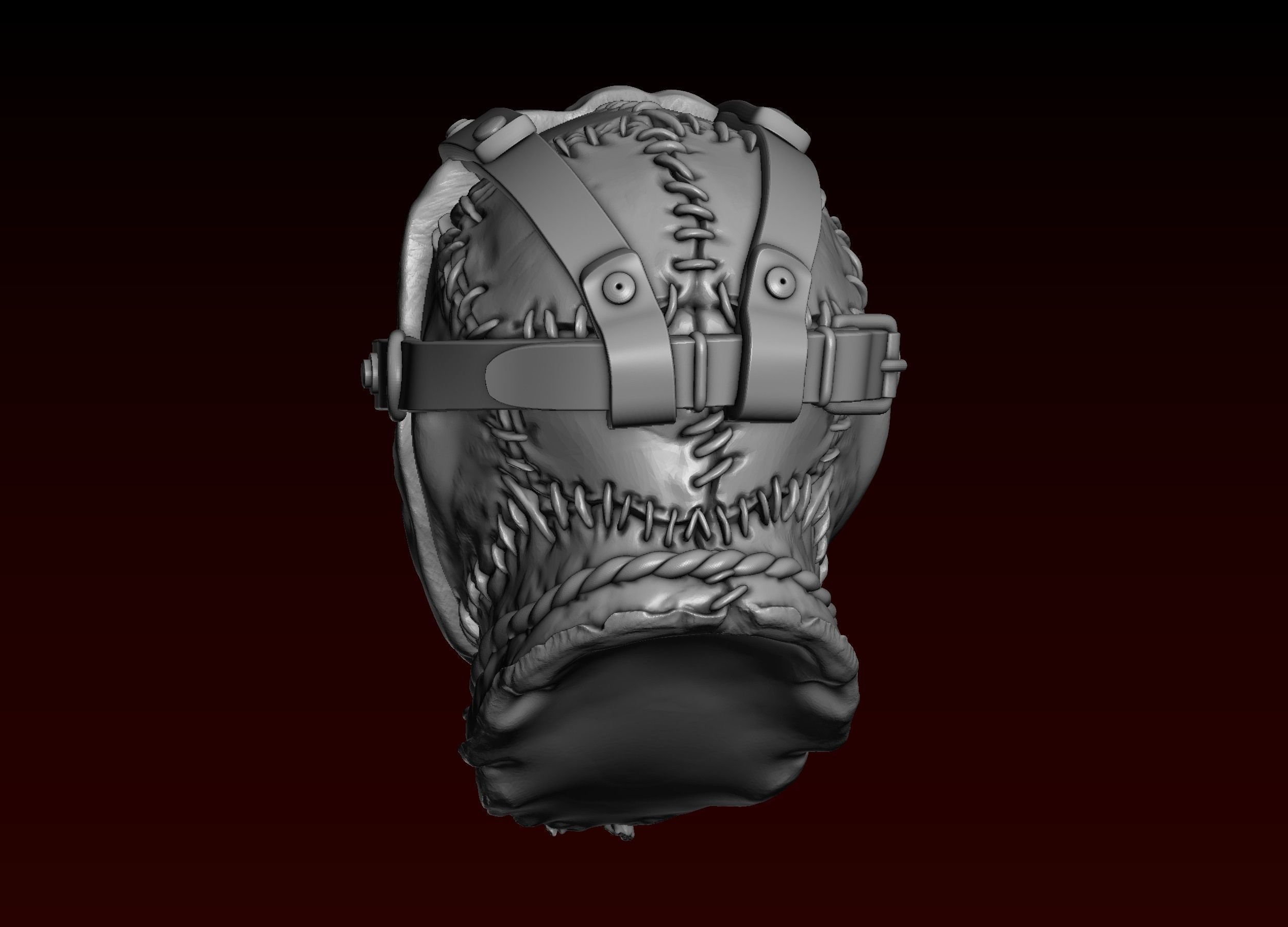 Jason Head in Mask 3D print model_5