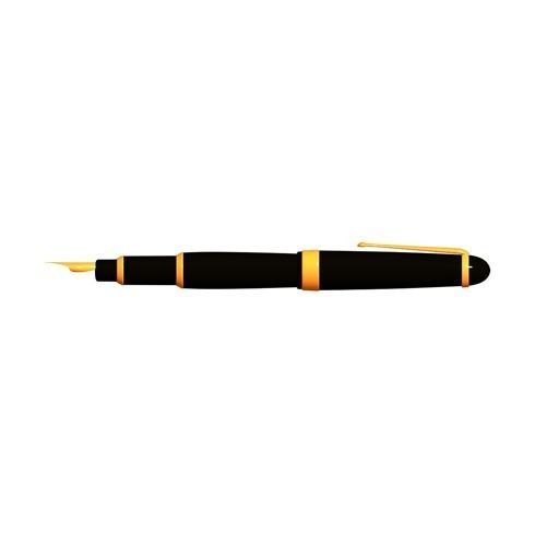Fountain Pen 3D model_1