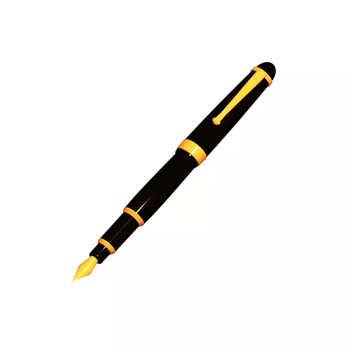 Fountain Pen 3D model_0