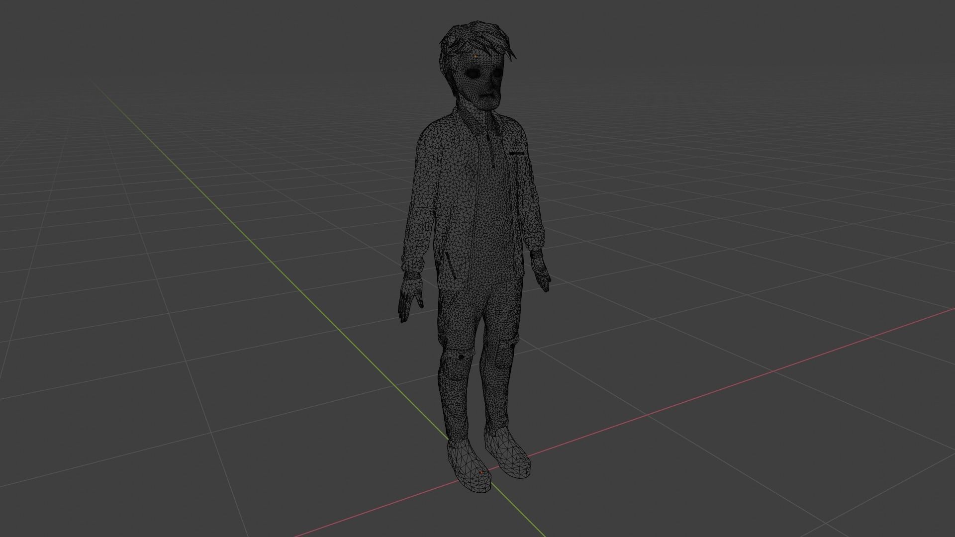 Cartoon Character Low-poly 3D model_9