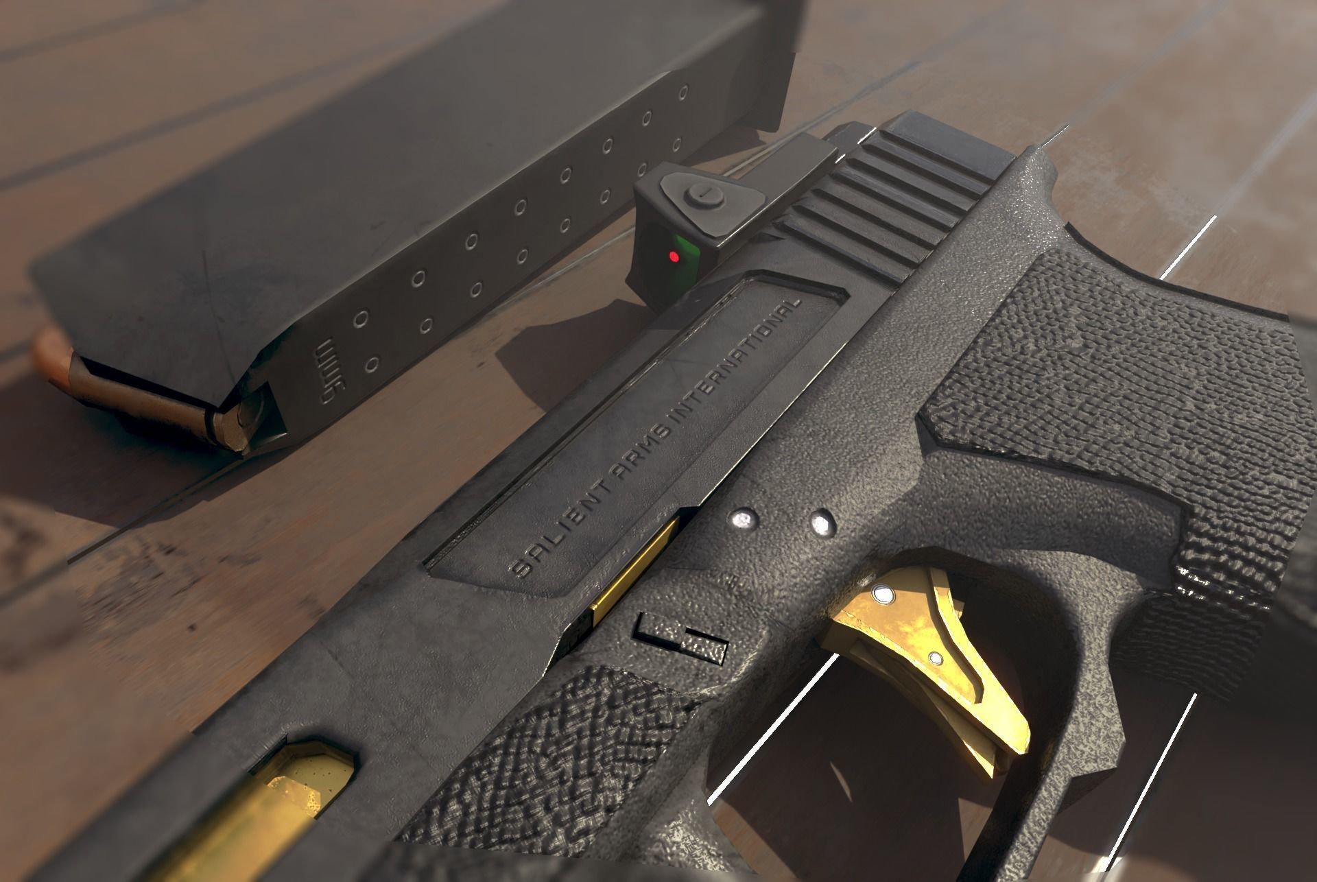 Glock 17 Salient Arms SAI 3D Model Low-poly 3D model_1