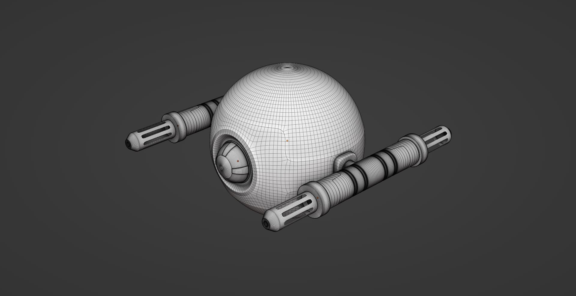 HardSurface - Sci-Fi Drone 3D model_5