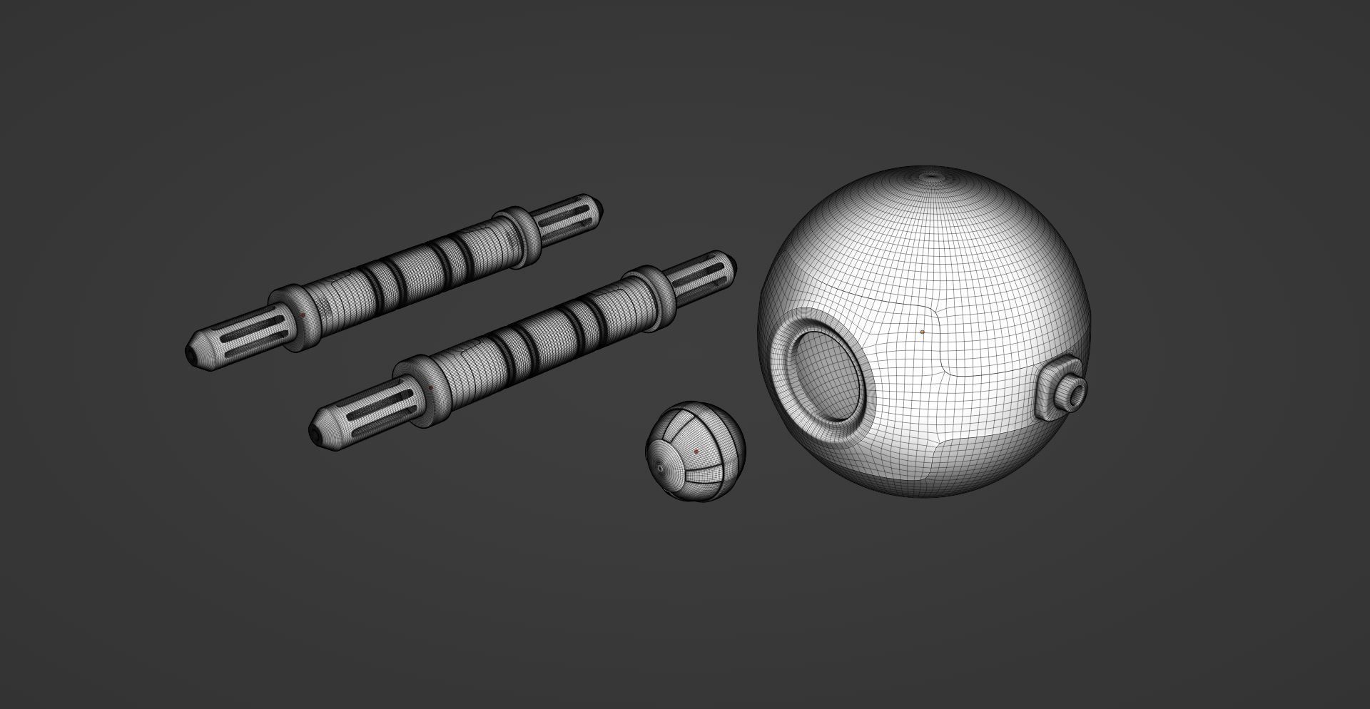 HardSurface - Sci-Fi Drone 3D model_6