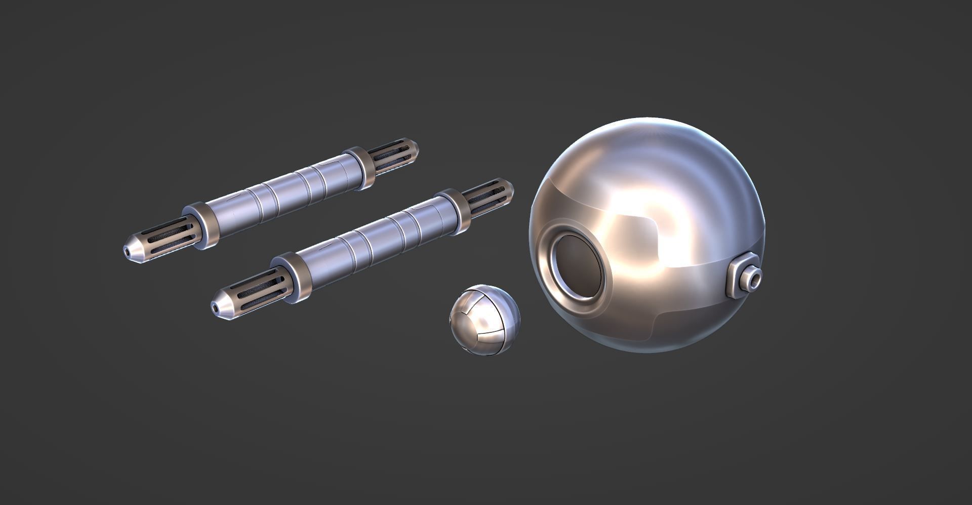 HardSurface - Sci-Fi Drone 3D model_2