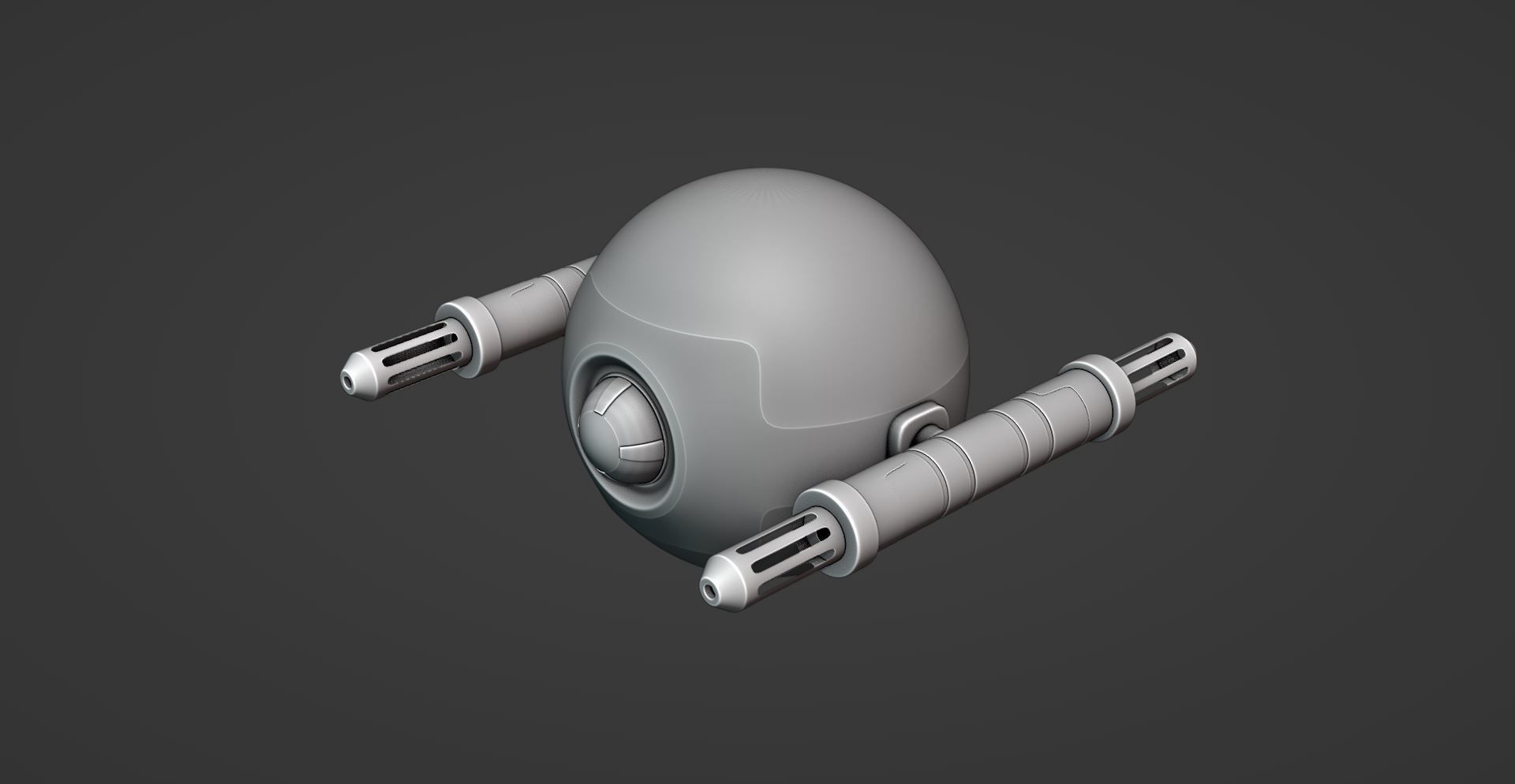 HardSurface - Sci-Fi Drone 3D model_3