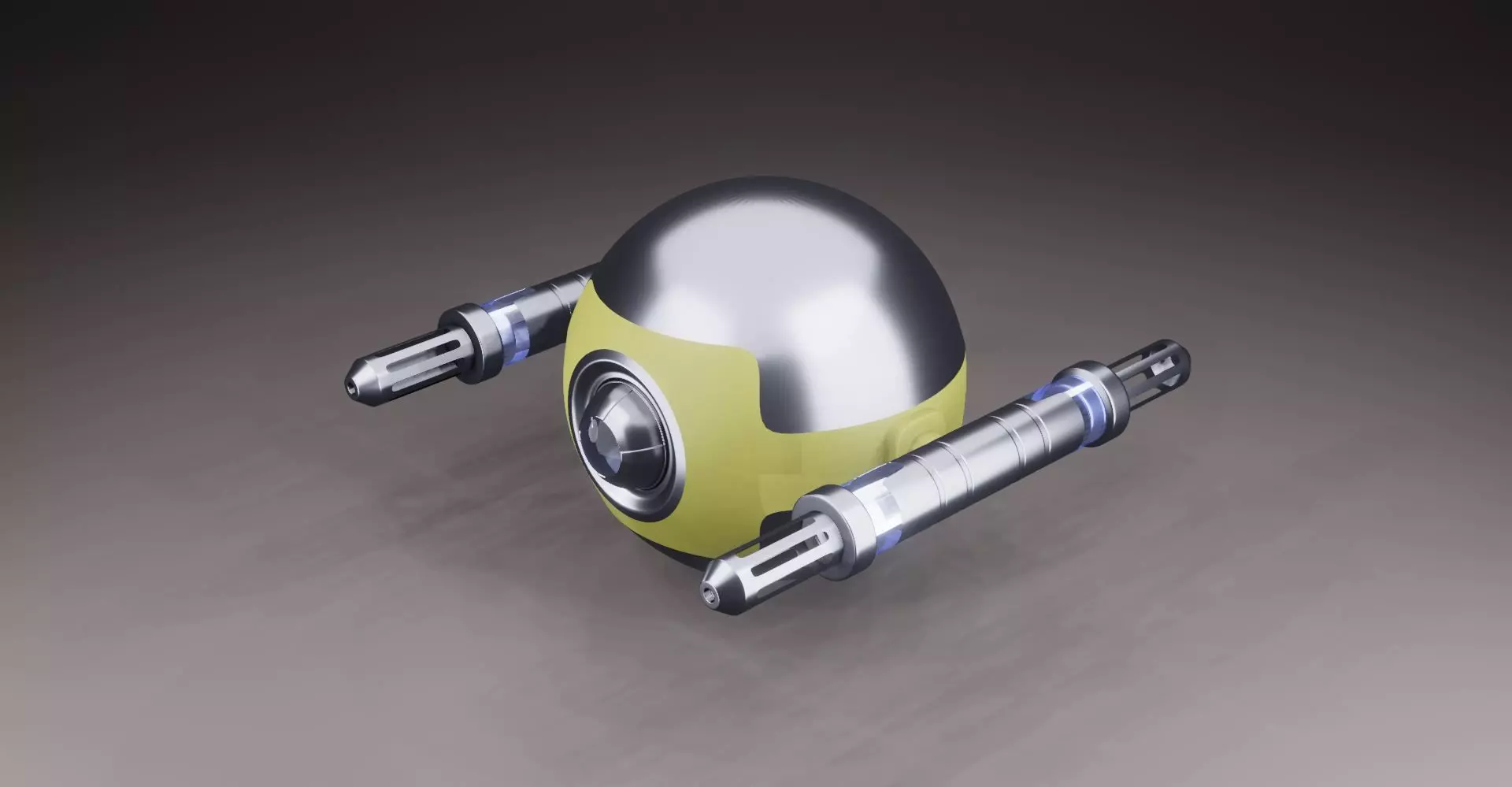 HardSurface - Sci-Fi Drone 3D model_0