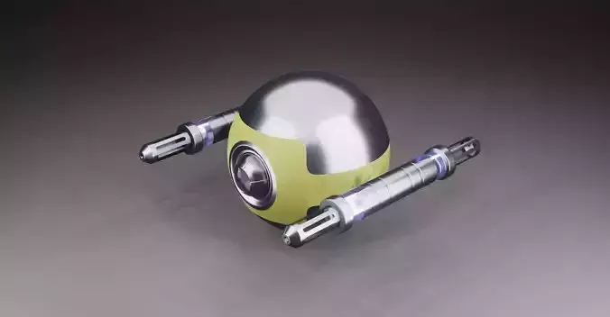 HardSurface - Sci-Fi Drone 3D model HardSurface - Sci-Fi Drone 3D model