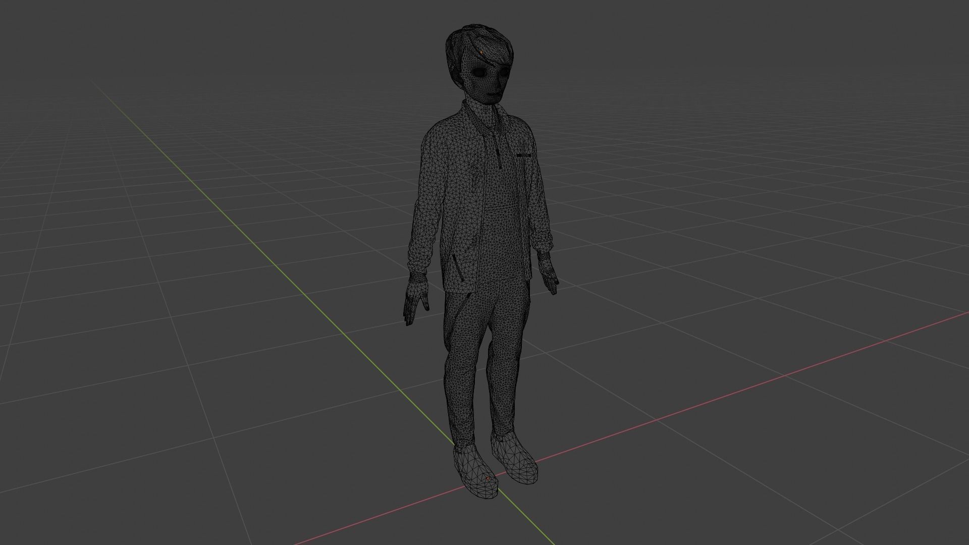 Cartoon Character Low-poly 3D model_9