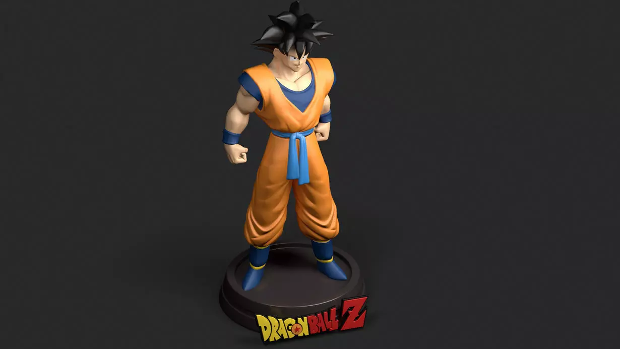 Goku from Dragon Ball Z 3D print model_0