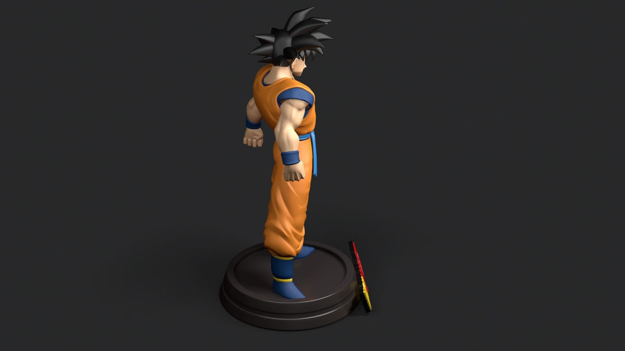 Goku from Dragon Ball Z 3D print model_2