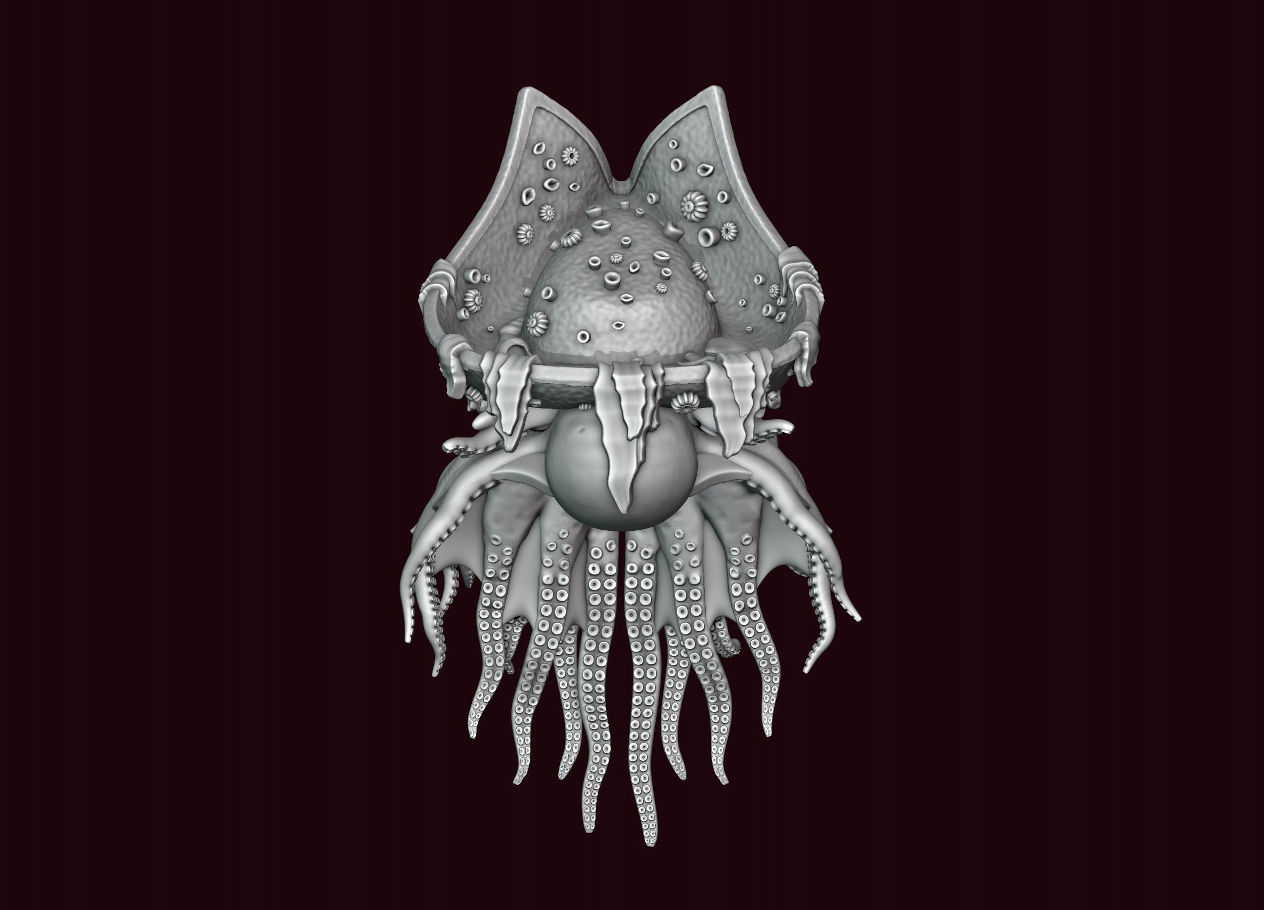 Davy Jones Head 3D print model_19
