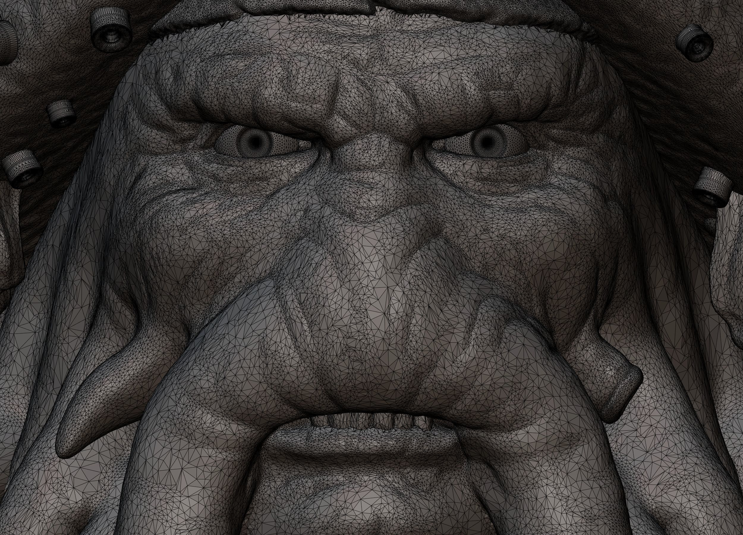 Davy Jones Head 3D print model_31