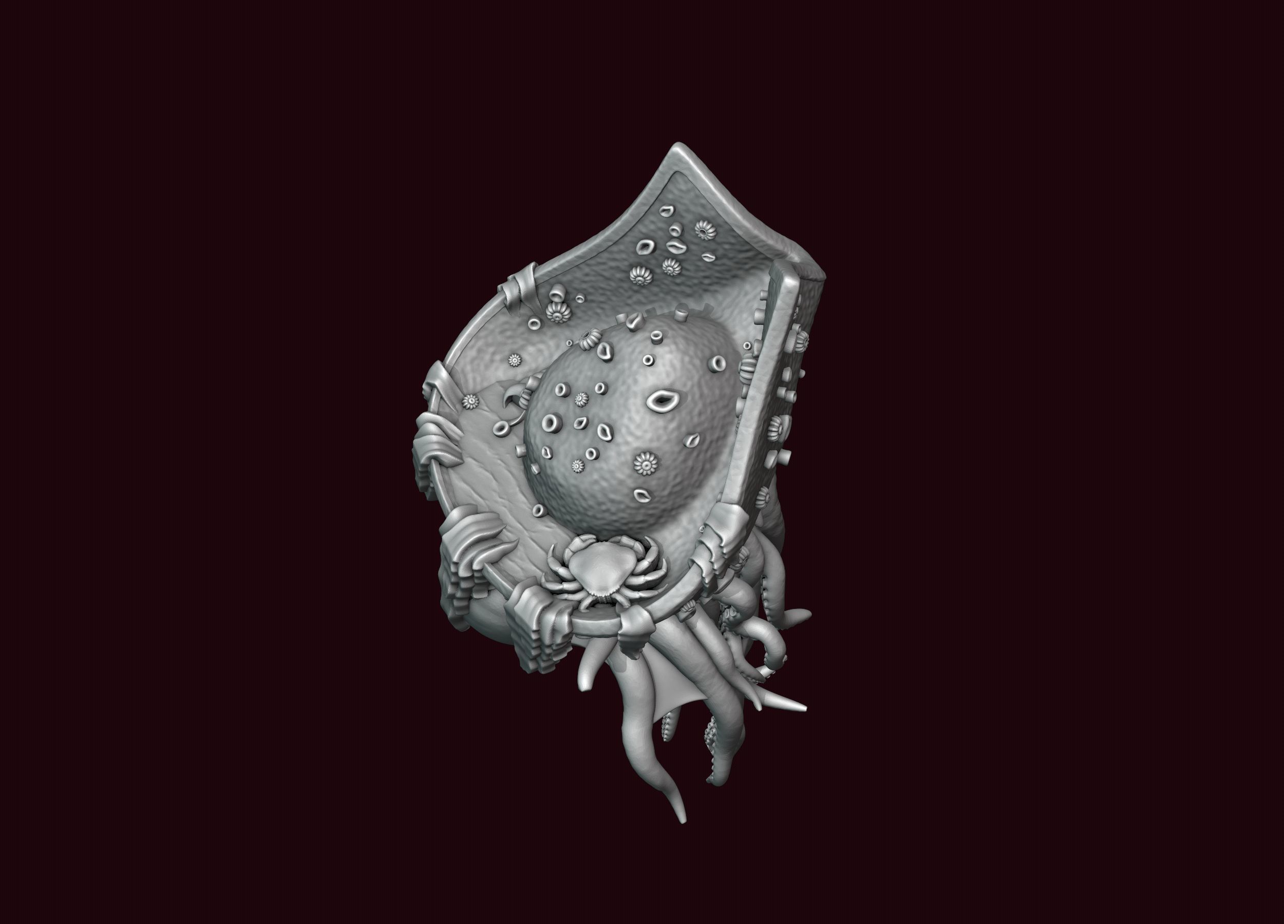 Davy Jones Head 3D print model_16