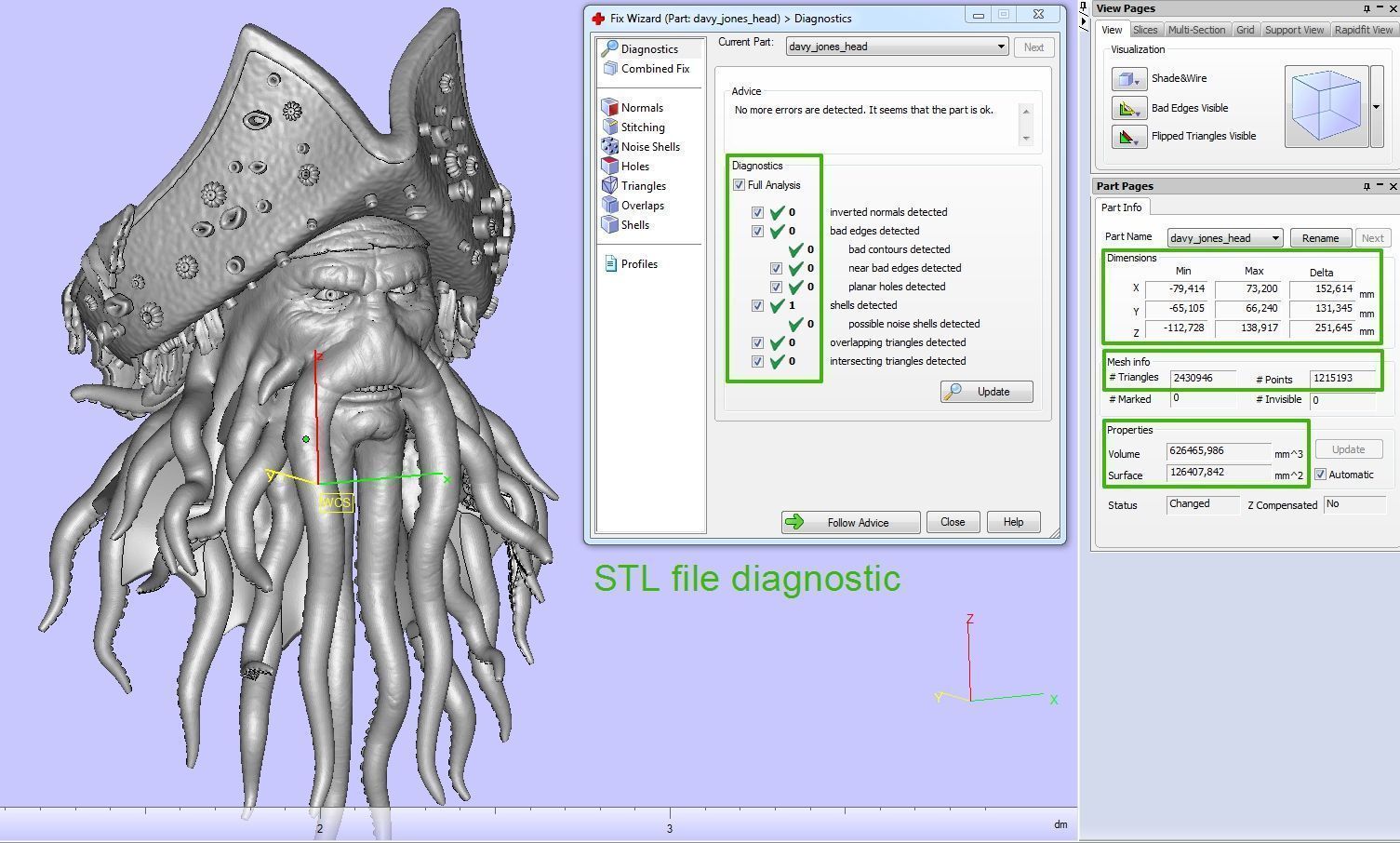 Davy Jones Head 3D print model_32