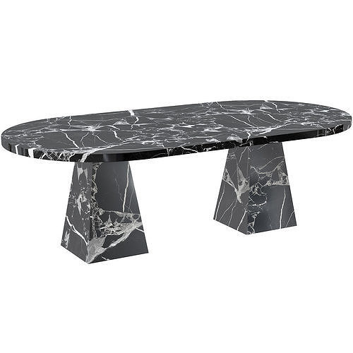 Dining Table Melbourne 2 3D model CGTrader