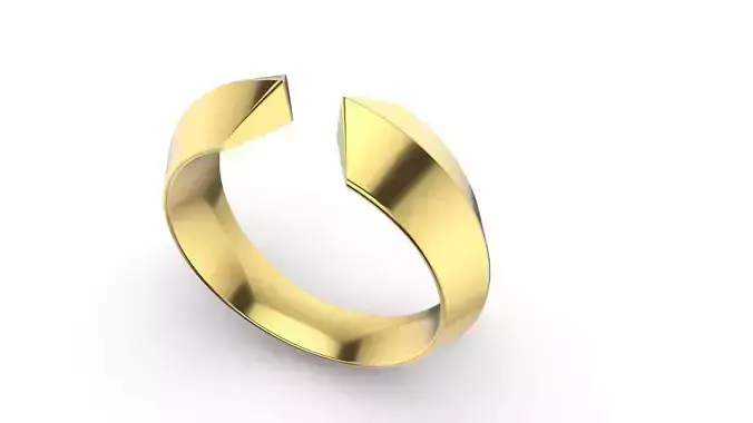 pointy open ring size 60