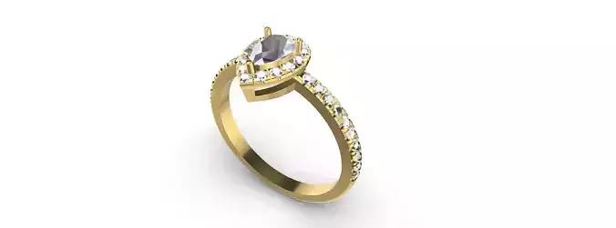 pear engagement ring 